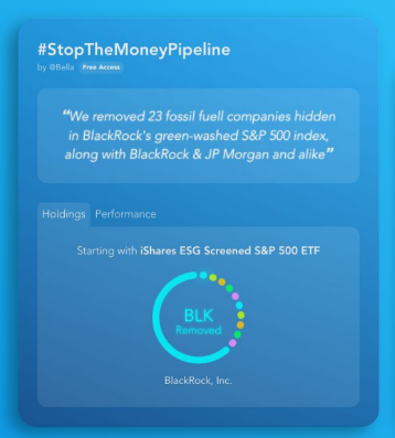 Climate-Conscious Portfolios with Pebble Finance